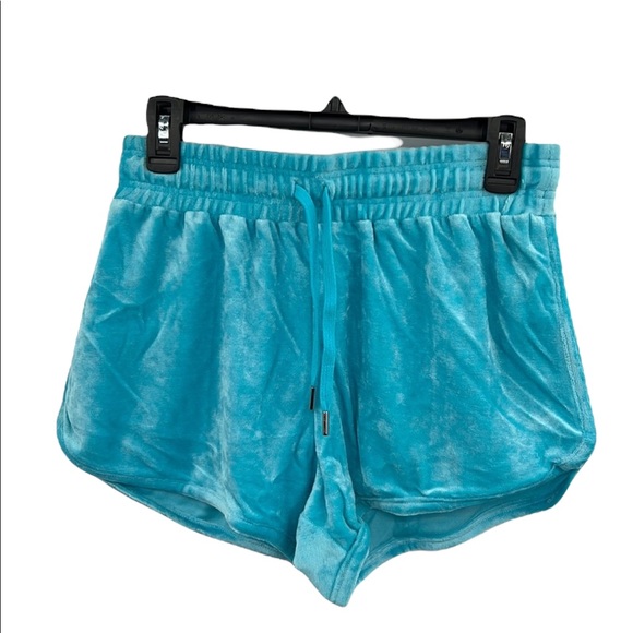 Generation Love Pants - 🆕Generation Love Britt Scuba Blue Soft Velour Shorts Choose Love New York